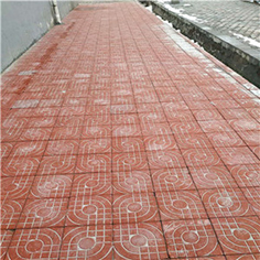 大通县彩砖铺装