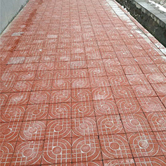 大通县彩砖铺装